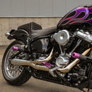 OG Rear Crash Bar for Harley-Davidson M8 Softail Purple On Black installed on 2020 Harley-Davidson FXST Softail Standard