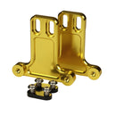 Gold billet bagger fender replacement bracket kit for motorcycle