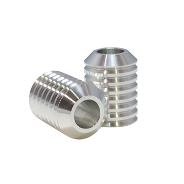 Billet aluminum replacement crash bar sliders for motorcycle