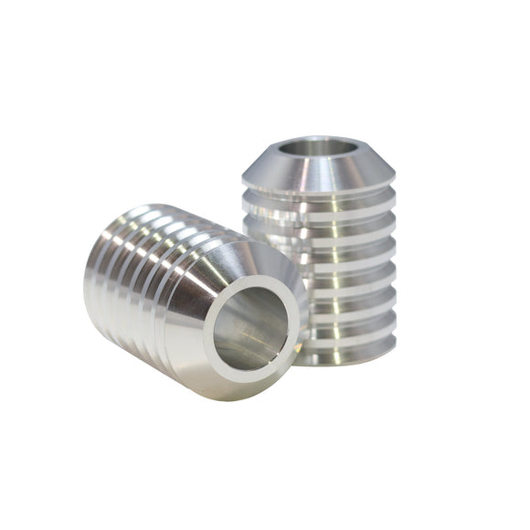 Billet aluminum replacement crash bar sliders for motorcycle