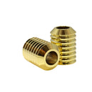 Gold billet replacement crash bar sliders for motorcycle