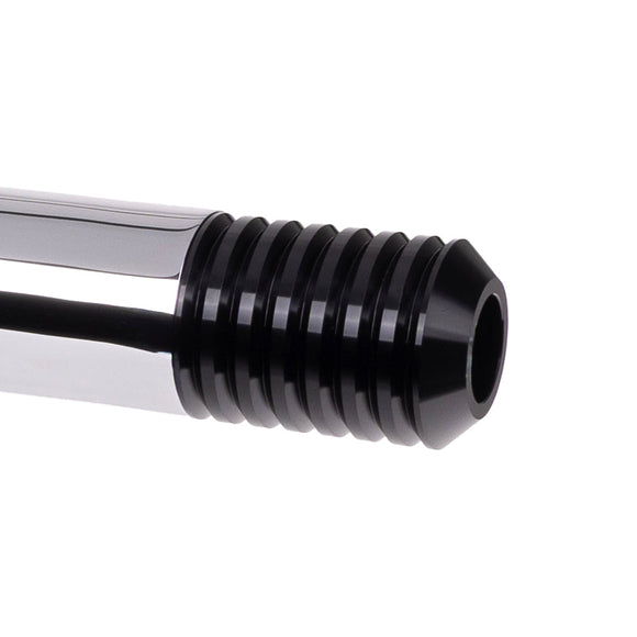 OG Replacement Billet Crash Bar Sliders Black On Chrome