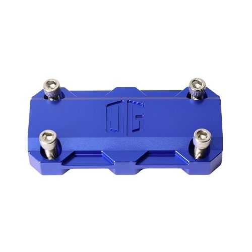 Blue OG handlebar top clamp riser for Indian motorcycle