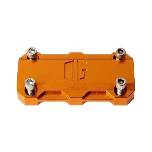 OG anodized orange top clamp for Indian motorcycle risers