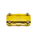 OG anodized gold handlebar riser top clamp