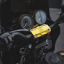 Gold OG motorcycle handlebar riser top clamp