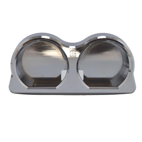 OG Road Glide chrome billet dual-gauge bezel