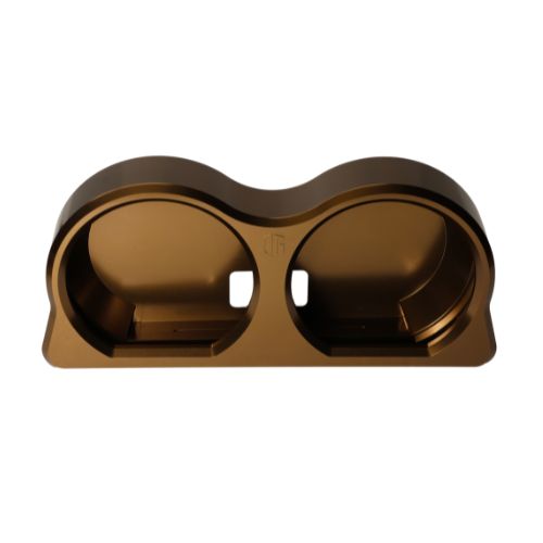 OG Road Glide bronze billet dual gauge bezel