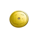 OG round motorcycle air cleaner cover, classic gold