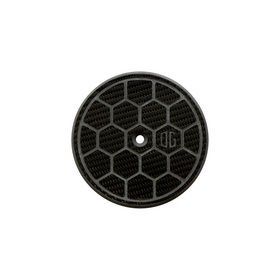 OG round honeycomb carbon fiber air cleaner cover