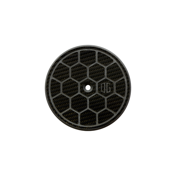 OG round honeycomb carbon fiber air cleaner cover