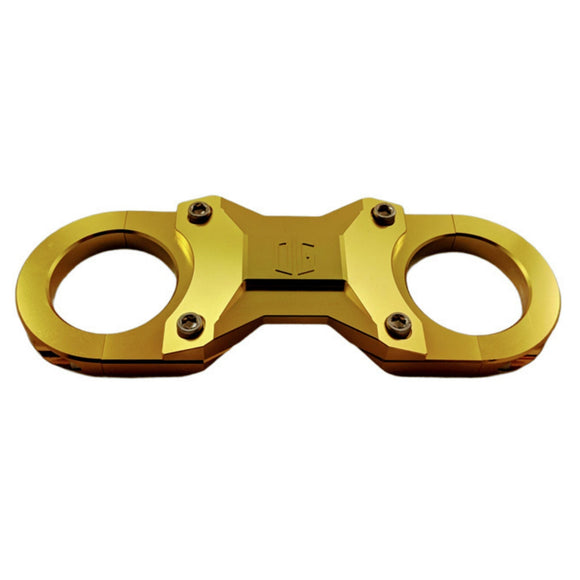 Gold 39mm motorcycle fork brace top clamp