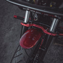 OG Speed 49mm (2014-Up) Touring Fork Brace installed on a 2017 Road Glide FLTR