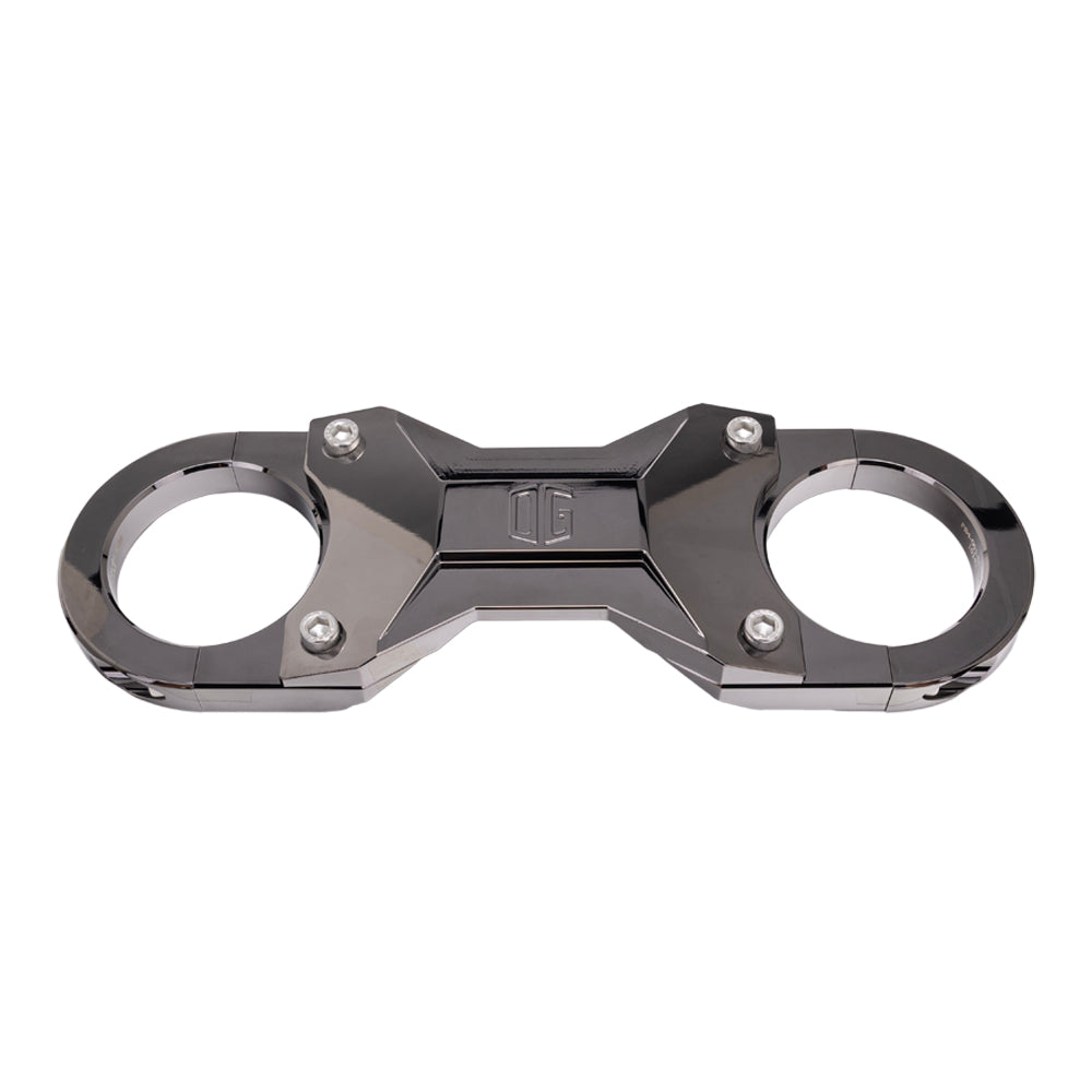 Harley 49mmフォーク バイザー クラブスタイル ダイナ スポーツスター OG Speed 49mm V2 Fork Brace - OG Moto | CNC Billet, Fits Harley