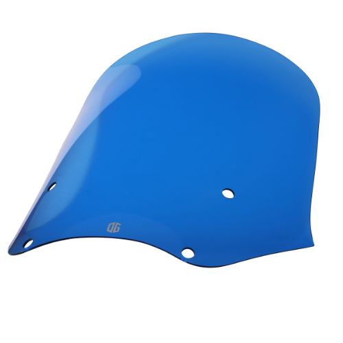 Blue 15-inch motorcycle windscreen replacement fairing