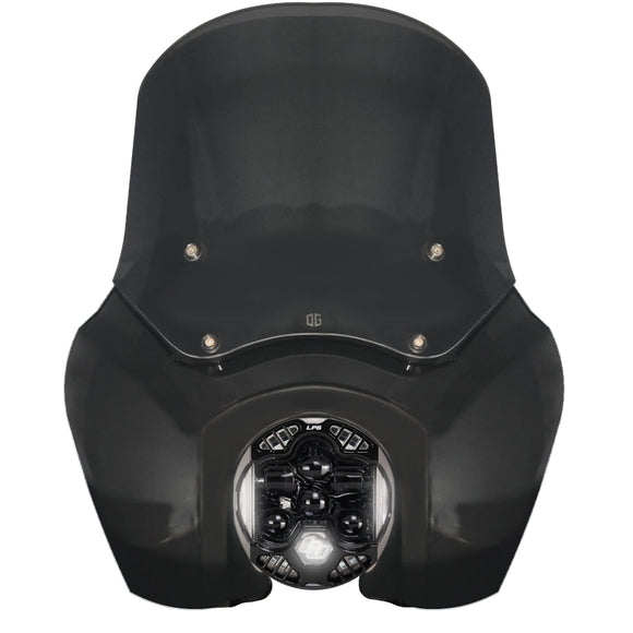 OG T-Sport Fairing kit for Harley-Davidson with Baja DOT LP6 Headlight White