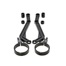 OG Touring Remote Reservoir Mounts – black billet 6061-T6 brackets for 2009-2023 Harley-Davidson Touring & Bagger