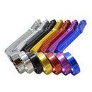 OG anodized touring remote reservoir mounts for Ohlins motorcycle shocks