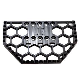 OG HoneyComp V3 Mini replacement gripper top platform, black anodized 6061 T6 aluminum