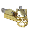 OG V3 Mini gold-plated CNC motorcycle foot peg