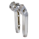 Chrome 10.5-inch pullback motorcycle handlebar risers