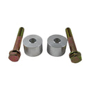 Chrome handlebar riser extensions with mounting bolts