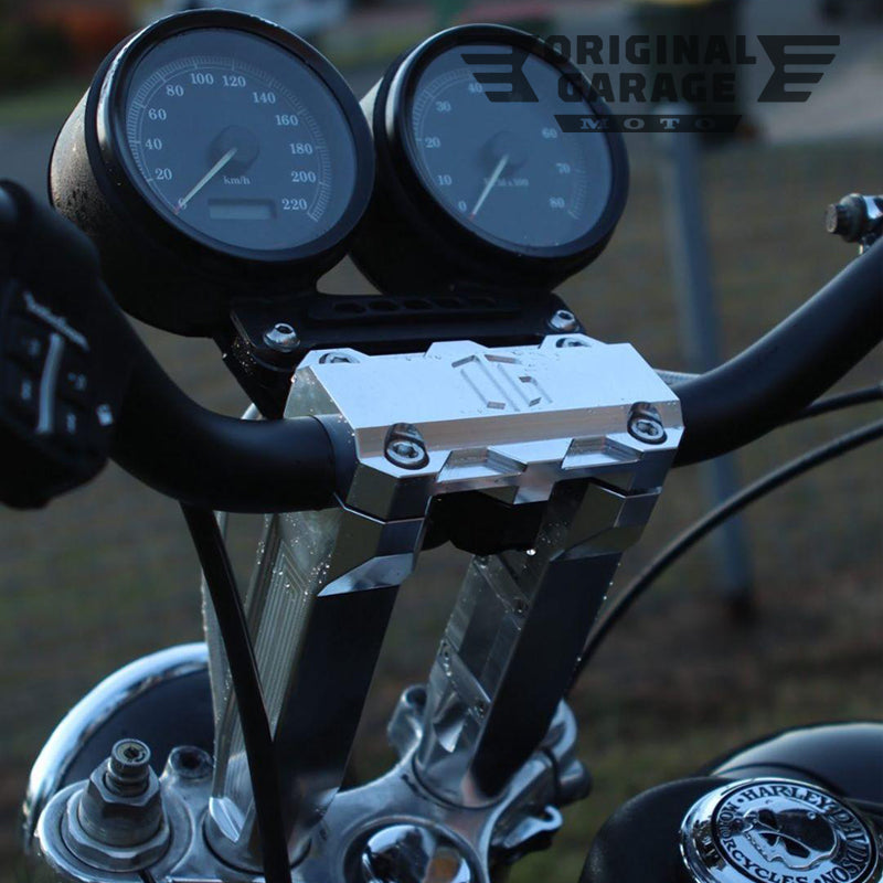 OG 6.5-inch aluminum motorcycle handlebar straight risers