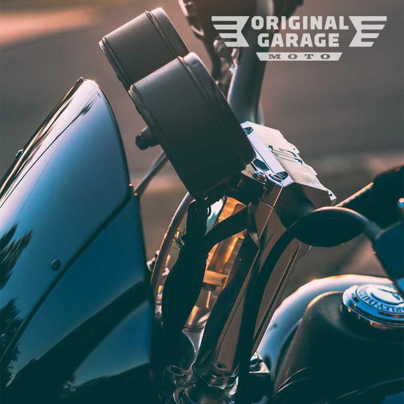 Original Garage Moto OG 6.5 straight riser motorcycle handlebars