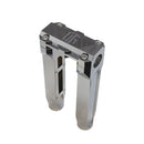 OG 8.5-inch straight motorcycle handlebar riser, polished aluminum