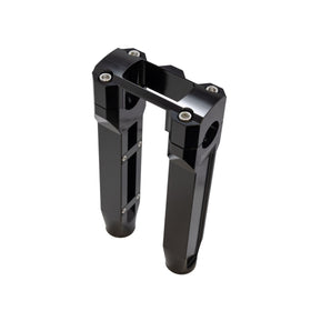 OG 8.5‑inch straight motorcycle handlebar riser in digital black