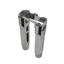 OG 8.5-inch digital chrome straight riser motorcycle handlebar clamp