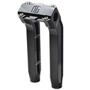 OG 10.5" Pull Back Risers — black CNC aluminum motorcycle handlebar risers