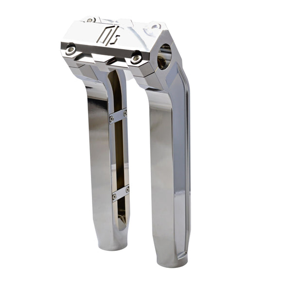 8.5-inch chrome pullback handlebar risers for motorcycle