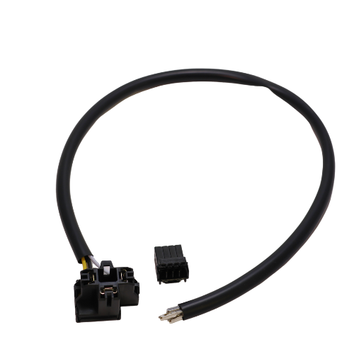 Original Garage Moto H4-to-AMP headlight harness, 18 in plug-n-play