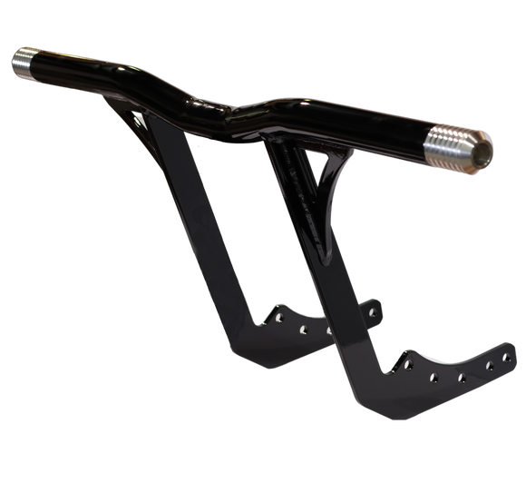 Harley-Davidson M8 Softail highway peg crash bar, gloss black