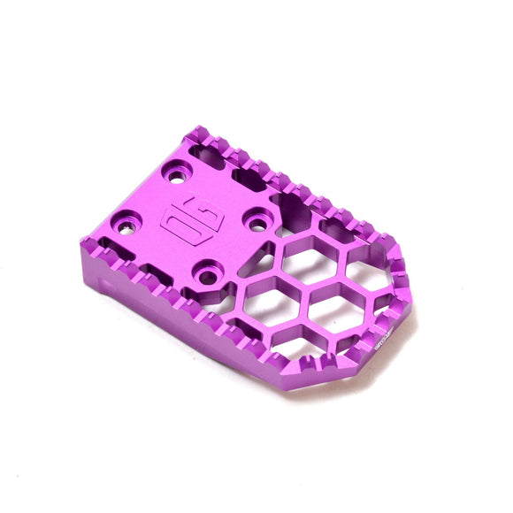 OG Honey Comp V3 purple replacement gripper plate for motorcycle footpeg