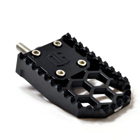 Original Garage Moto OG HoneyComp V3 black anodized 6061‑T6 brake pedal kit for Indian Challenger, Chieftain & Springfield
