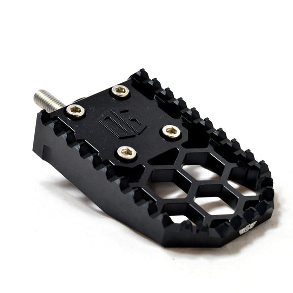 Original Garage Moto OG HoneyComp V3 black anodized 6061‑T6 brake pedal kit for Indian Challenger, Chieftain & Springfield