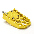 Gold V3 honeycomb brake pedal pad for Indian bagger motorcycles