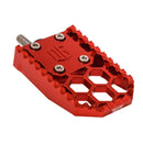 Honeycomb V3 red anodized brake pedal for Indian Bagger