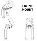 Billet gauge pod front mount for Indian Chief motorcycle