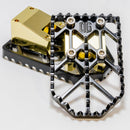 OG Moto XP motorcycle foot pegs black and gold