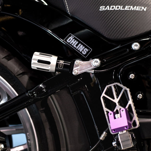 Ohlins HD-505 external preload master cylinder mount for motorcycle