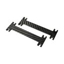 Carbon fiber wire bracket risers for motorcycle