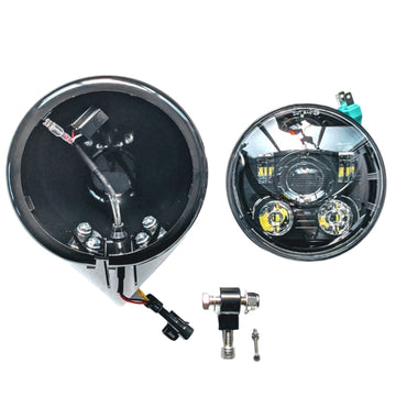 OG Softail 18+ Headlight Conversion Kit — 5.75in LED, CNC bracket & bucket