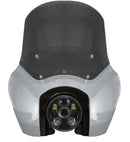 T-Sport fairing kit for Harley Softail Low Rider S, Barracuda Silver with black projector headlight