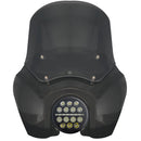 OGT black sport fairing with integrated LED headlight for Harley-Davidson Dyna/Sportster/FXR