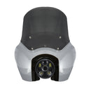 OG Softail Low Rider S Complete T-Sport Fairing Kit - Barracuda Silver 5.75 LED Black
