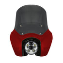OG Softail Low Rider S Complete T-Sport Fairing Kit - Brilliant Red - 5.75 LED Chrome