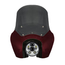 OG Softail Low Rider S Complete T-Sport Fairing Kit - Midnight Crimson - 5.75" LED Chrome
